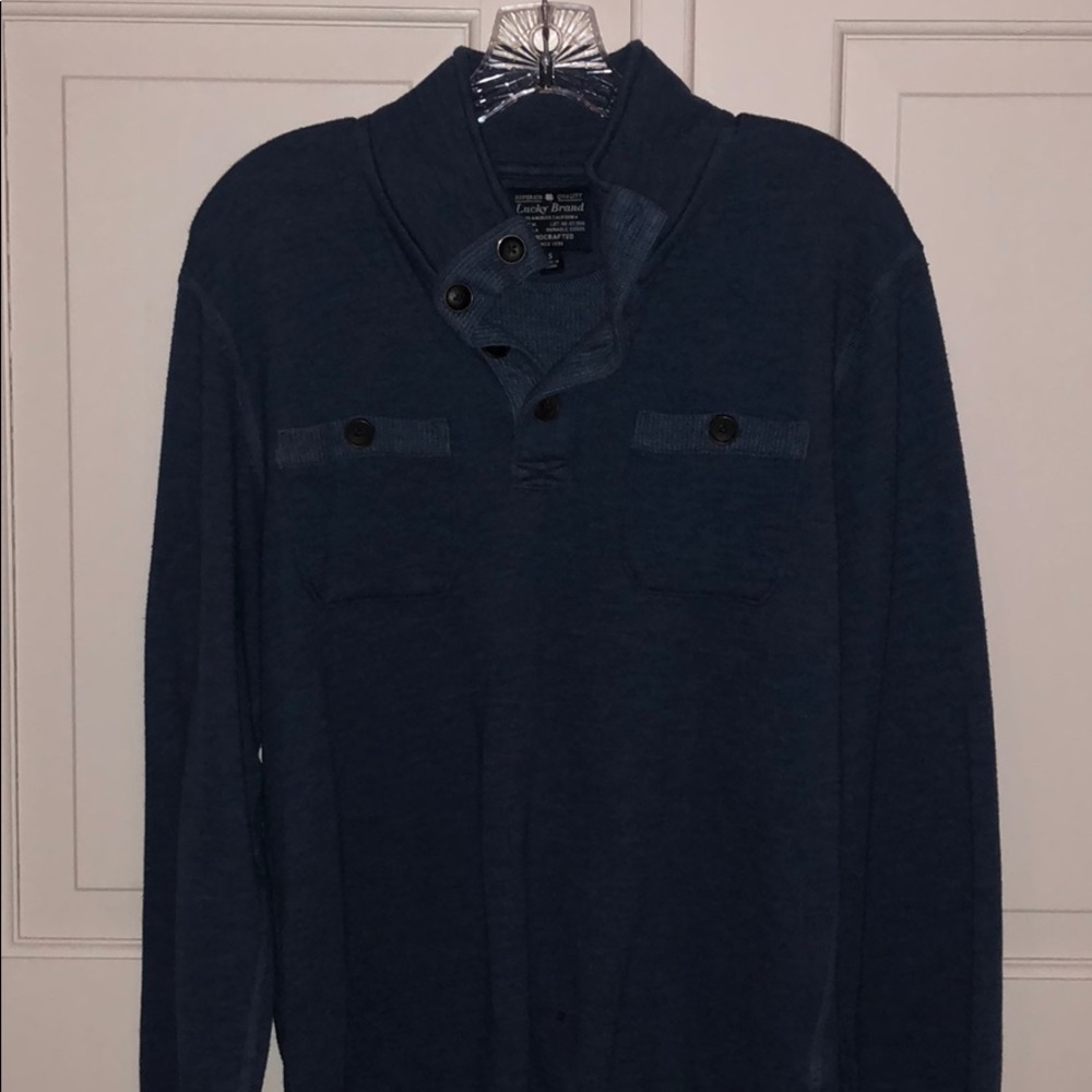 Lucky Brand Blue Sweater